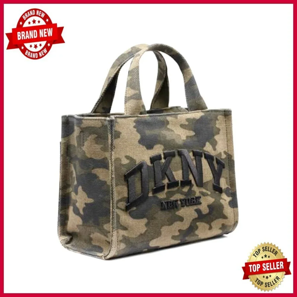 Small Canvas Tote with Adjustable Strap, Zipper Closure, 14.5L Capacity